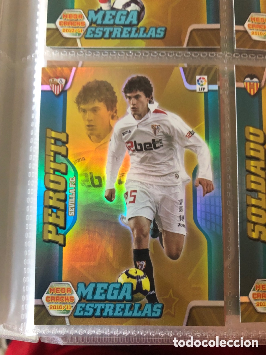 Cromos de F&uacute;tbol: Megacracks 2010 2011 mega estrellas perotti 385 Sevilla