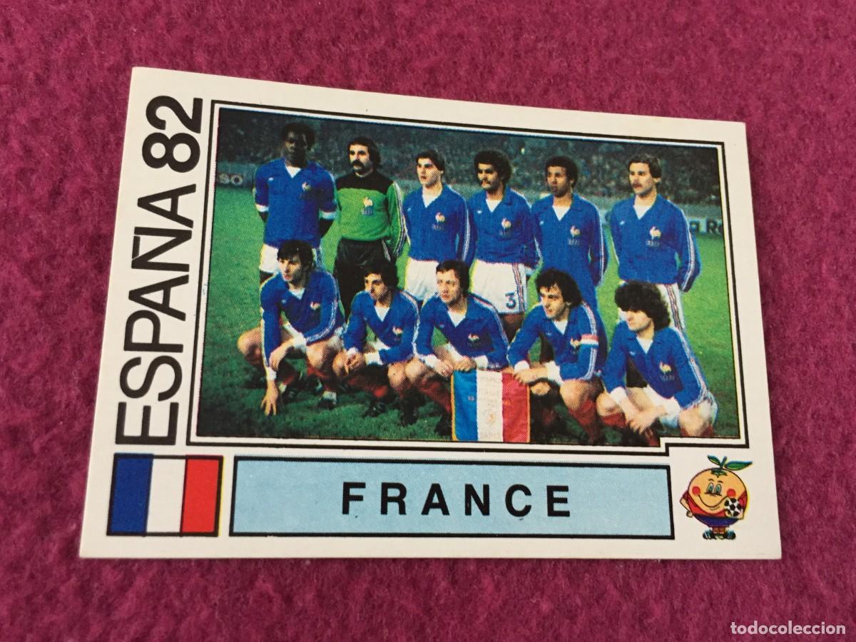Cromos de F&uacute;tbol: Cromo panini Mundial Espa&ntilde;a 82 n&uacute;mero 275 France Team-Sticker world cup Spain 1982 Francia SIN PEGAR