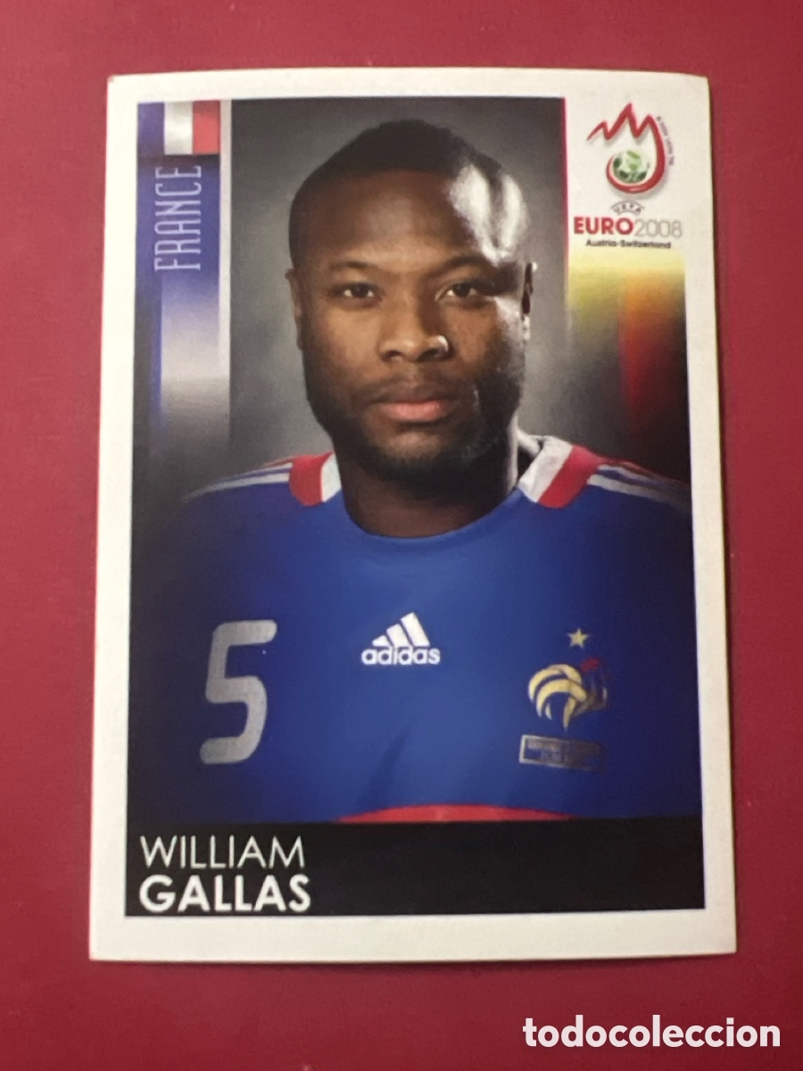 Cromos de F&uacute;tbol: C4560. Panini Eurocopa Austria Suiza EURO 2008 N&ordm; 340 William Gallas