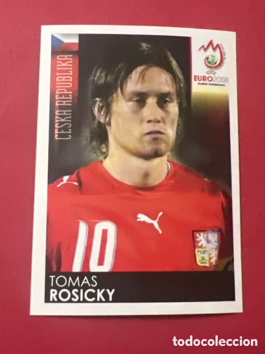 Cromos de F&uacute;tbol: C4563. CROMO STICKER ROSICKY REP&Uacute;BLICA CHECA 91 EURO 2008 EUROCOPA AUSTRIA SUIZA PANINI SIN PEGAR