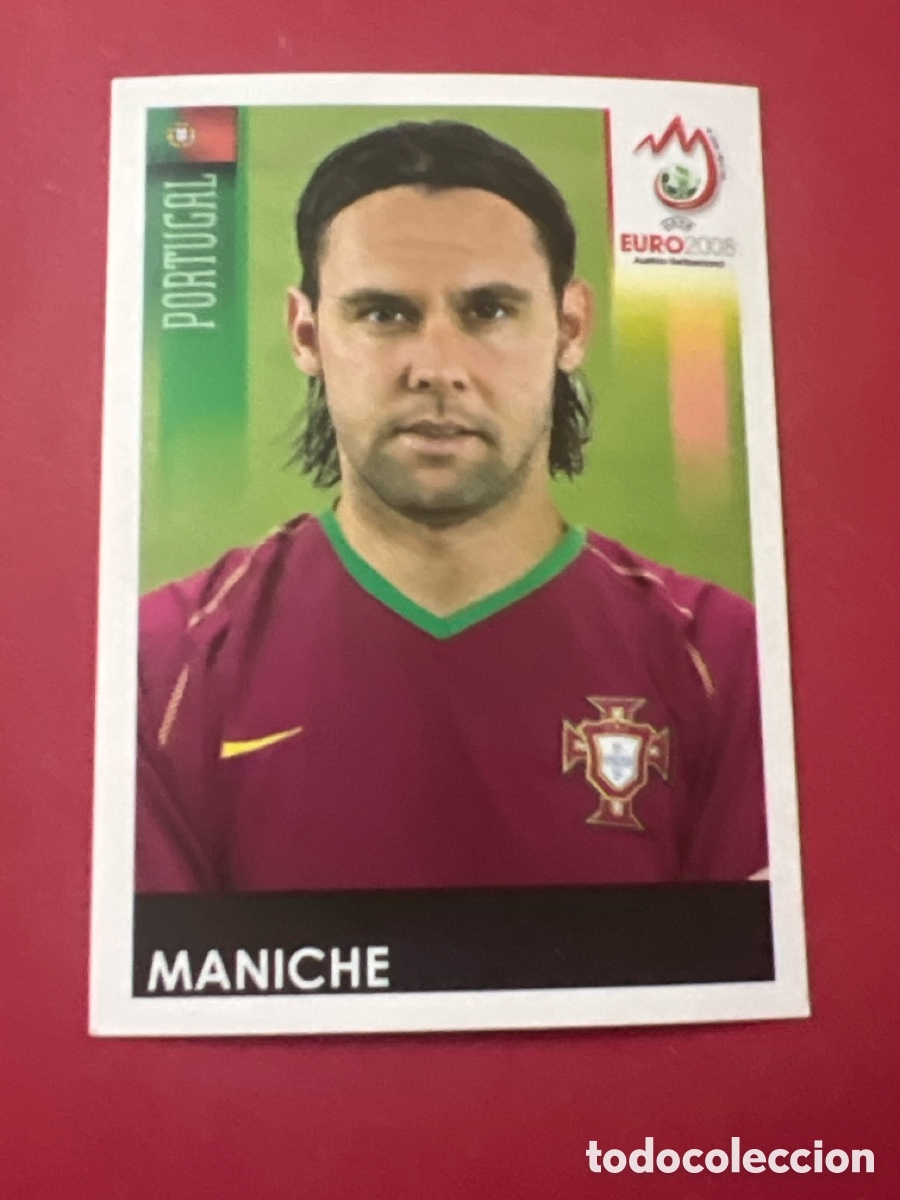 Cromos de F&uacute;tbol: C4566. Cromo 115 Maniche (Portugal) Euro 2008 Panini