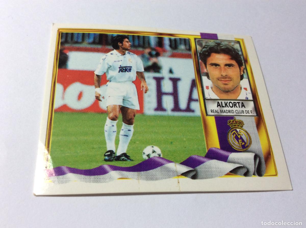 Cromos de F&uacute;tbol: Alkorta Real Madrid Este 95 96 1995 1996