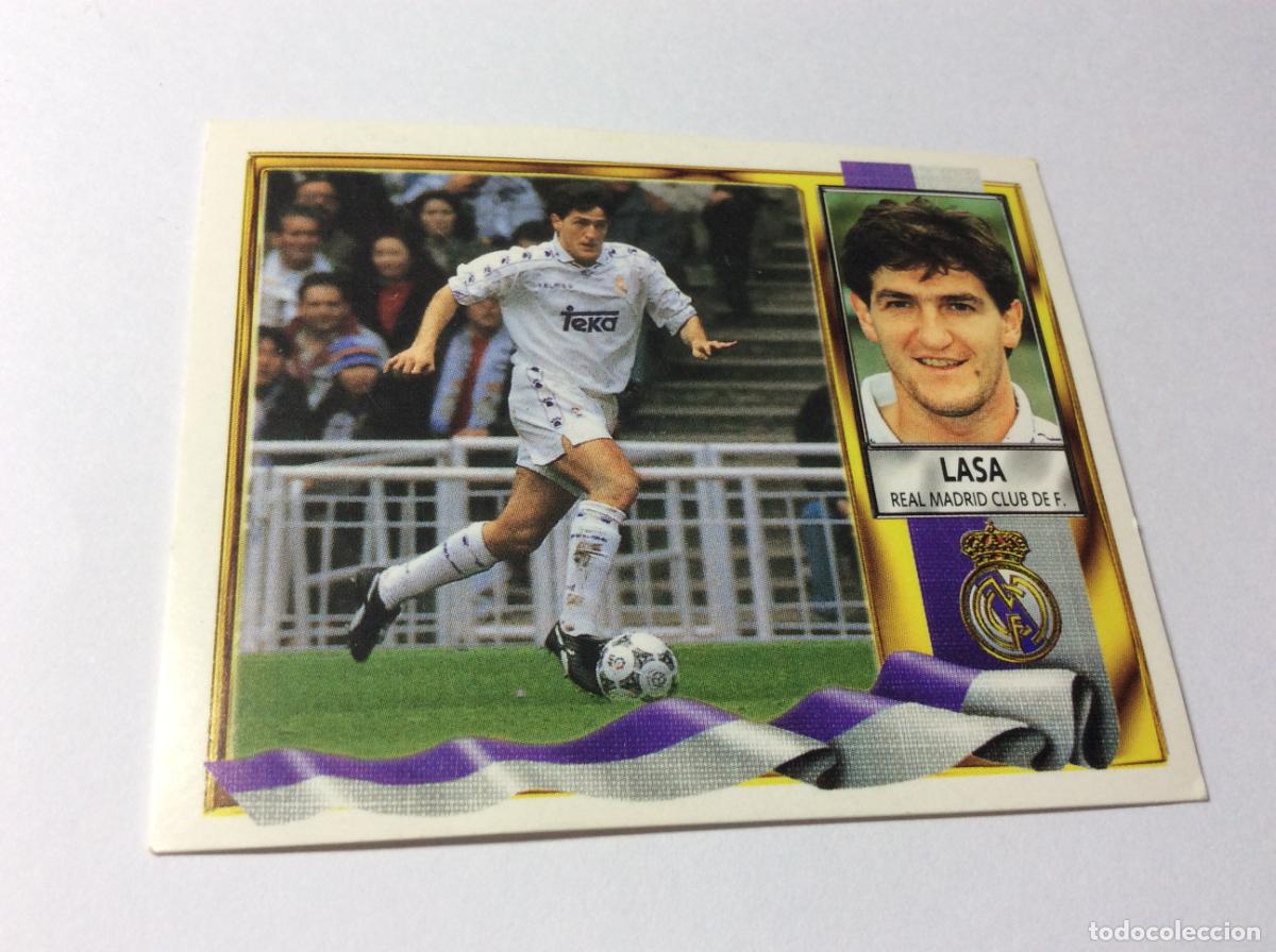 Cromos de F&uacute;tbol: Lasa Real Madrid Este 95 96 1995 1996