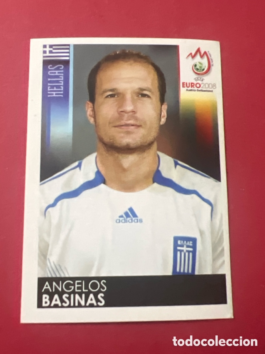 Cromos de F&uacute;tbol: C4619. 374 EURO 2008 PANINI ANGELOS BASINAS GRECIA EUROCOPA 08 AUSTRIA SUIZA