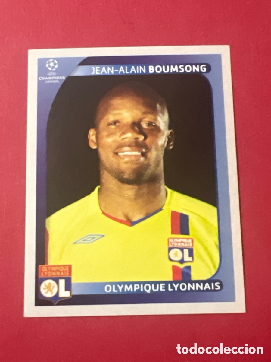 Cromos de F&uacute;tbol: 352 CHAMPIONS LEAGUE 08 09 PANINI JEAN-ALAIN BOUMSONG - OLYMPIQUE LYONNAIS LYON - 2008 2009 UCL UEFA