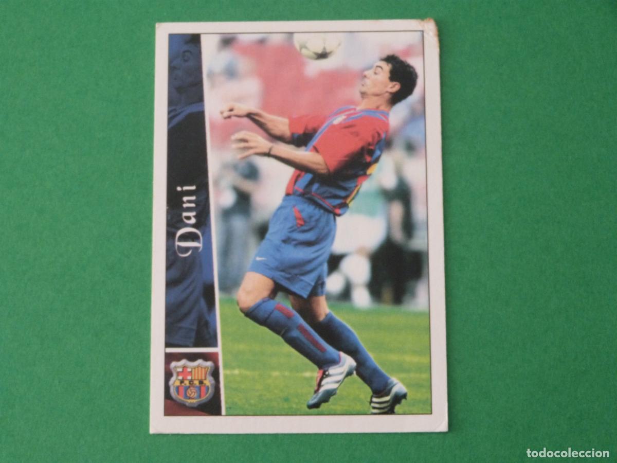 Cromos de F&uacute;tbol: TRADING CARD FUTBOL DANI F.C. BARCELONA N&ordm; 632 + FICHAS LIGA MUNDICROMO 2002-2003/02-03