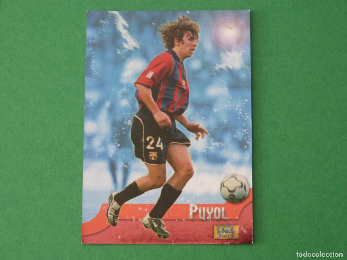 Cromos de F&uacute;tbol: TRADING CARD FUTBOL PUYOL F.C. BARCELONA N&ordm; 108 FICHAS LIGA MUNDICROMO 2002-2003/02-03