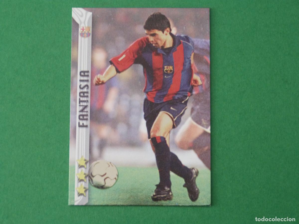 Cromos de Futebol: TRADING CARD FUTBOL SAVIOLA F.C. BARCELONA N&ordm; 107 FICHAS LIGA MUNDICROMO 2002-2003/02-03