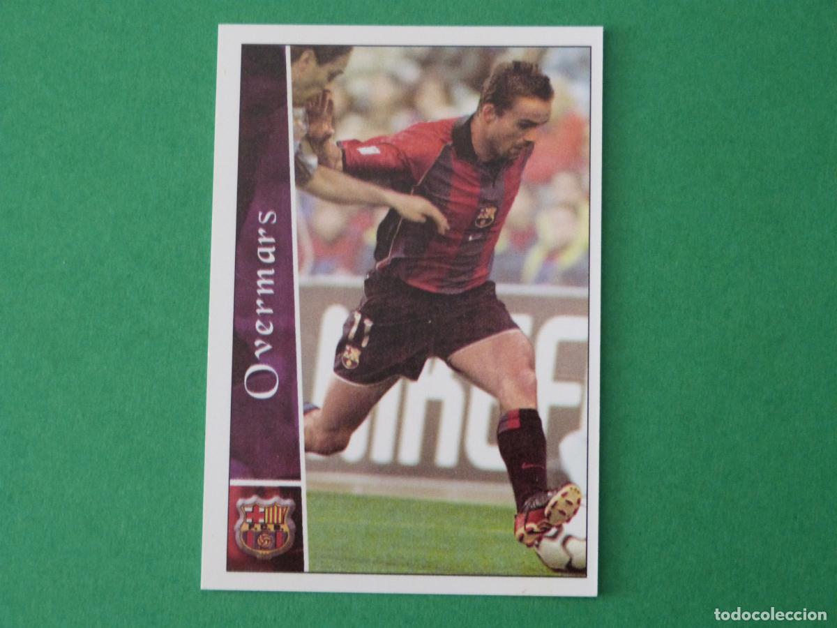 Cromos de F&uacute;tbol: TRADING CARD FUTBOL OVERSMARS F.C. BARCELONA N&ordm; 105 FICHAS LIGA MUNDICROMO 2002-2003/02-03