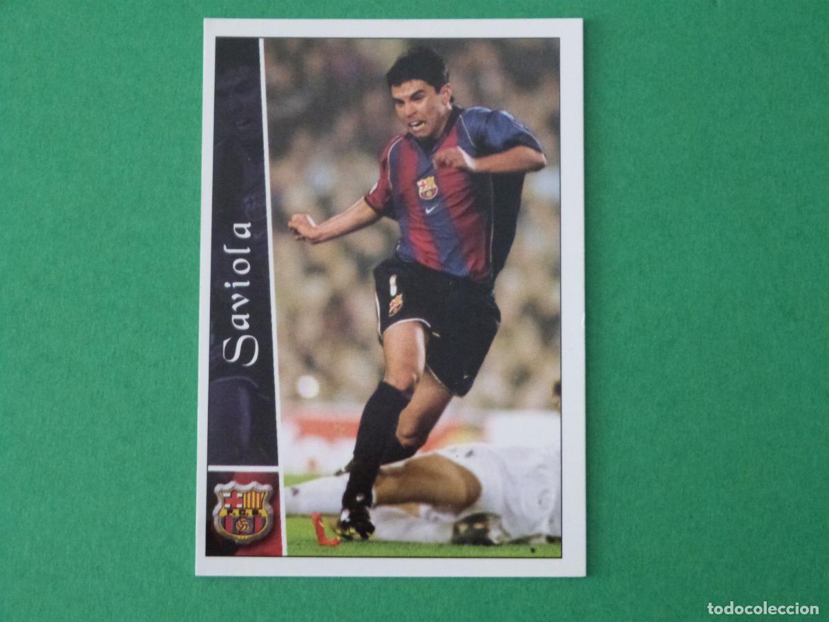 Cromos de F&uacute;tbol: TRADING CARD FUTBOL SAVIOLA F.C. BARCELONA N&ordm; 103 FICHAS LIGA MUNDICROMO 2002-2003/02-03