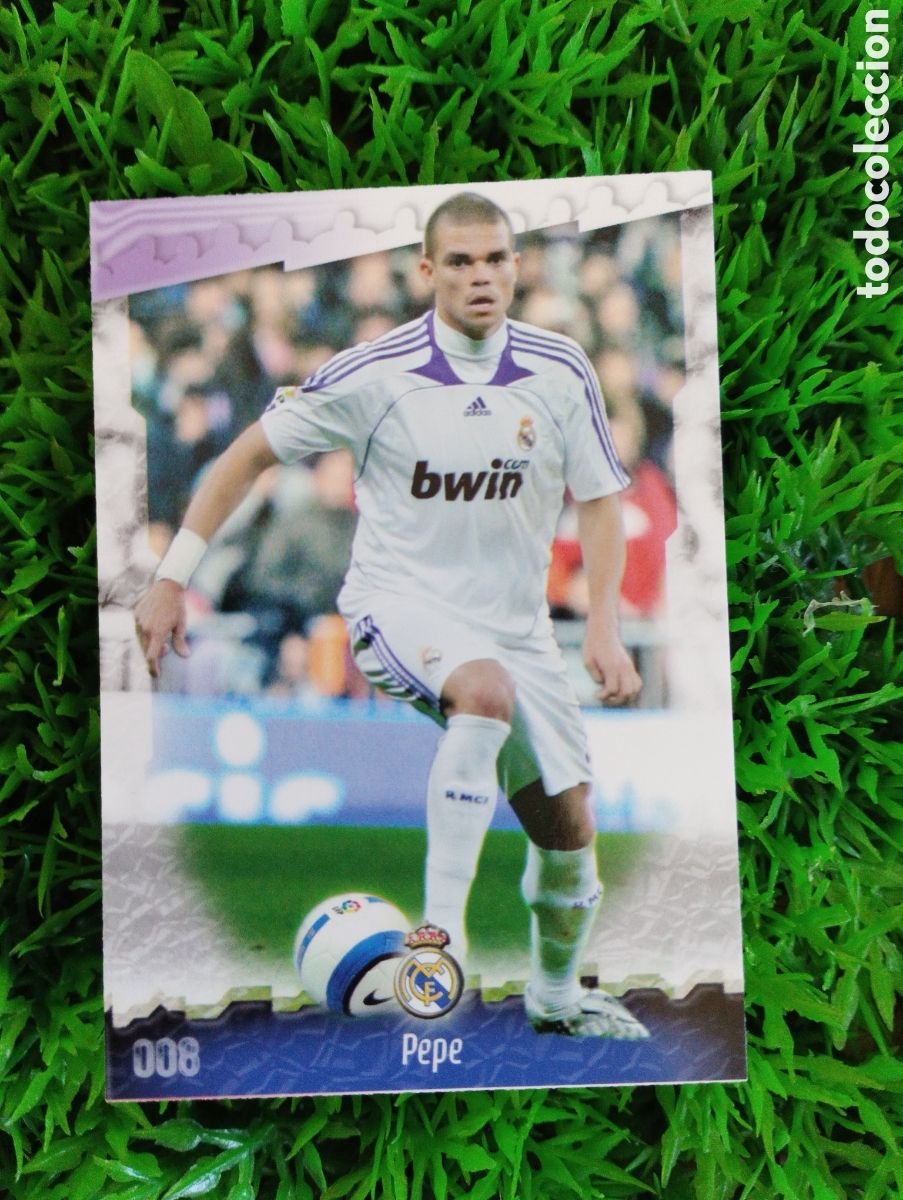 Cromos de F&uacute;tbol: Pepe Real Madrid Mundicromo 08-09 # 8