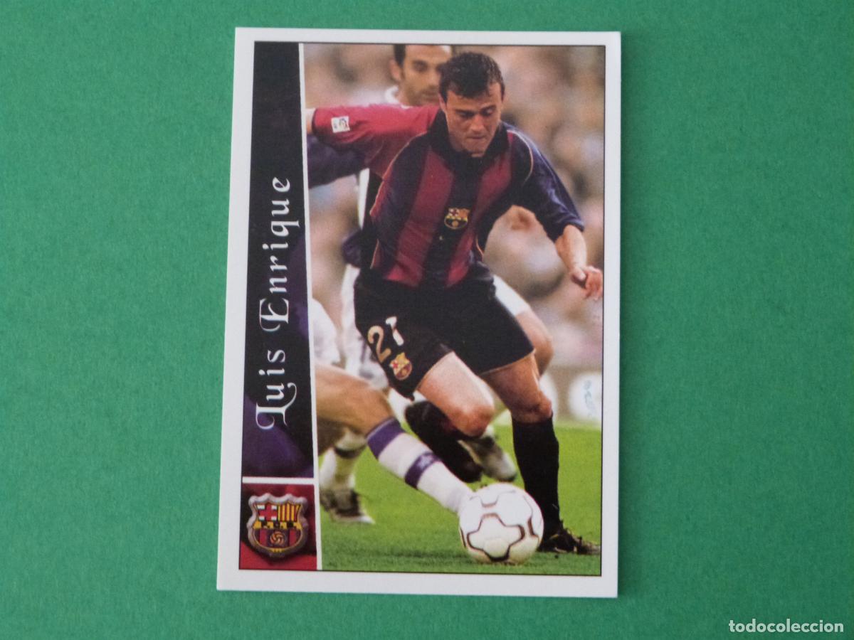 Cromos de F&uacute;tbol: TRADING CARD FUTBOL LUIS ENRIQUE F.C. BARCELONA N&ordm; 99 FICHAS LIGA MUNDICROMO 2002-2003/02-03