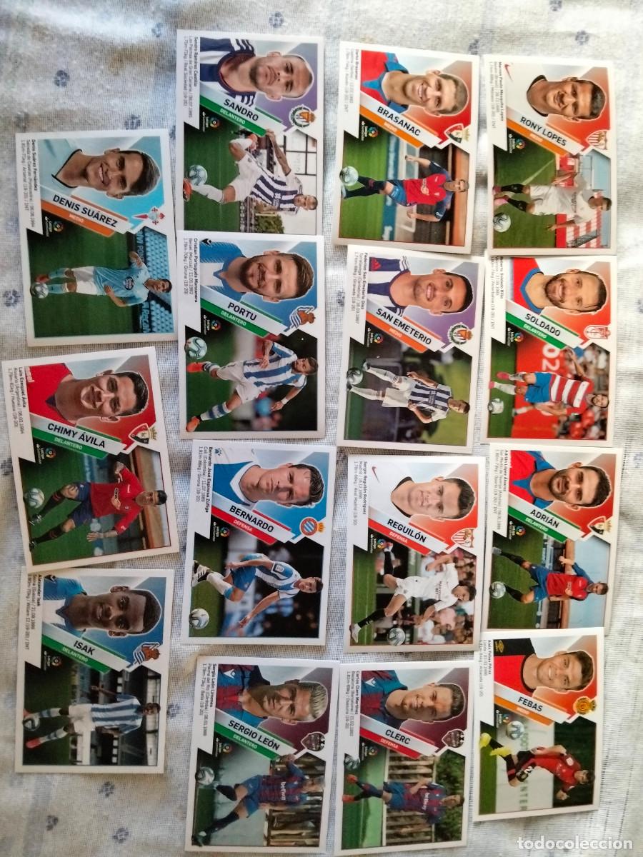 Cromos de F&uacute;tbol: LIGA ESTE 2019 - 20 ... lote 15 FICHAJES distintos ---- LEER ANUNCIO.