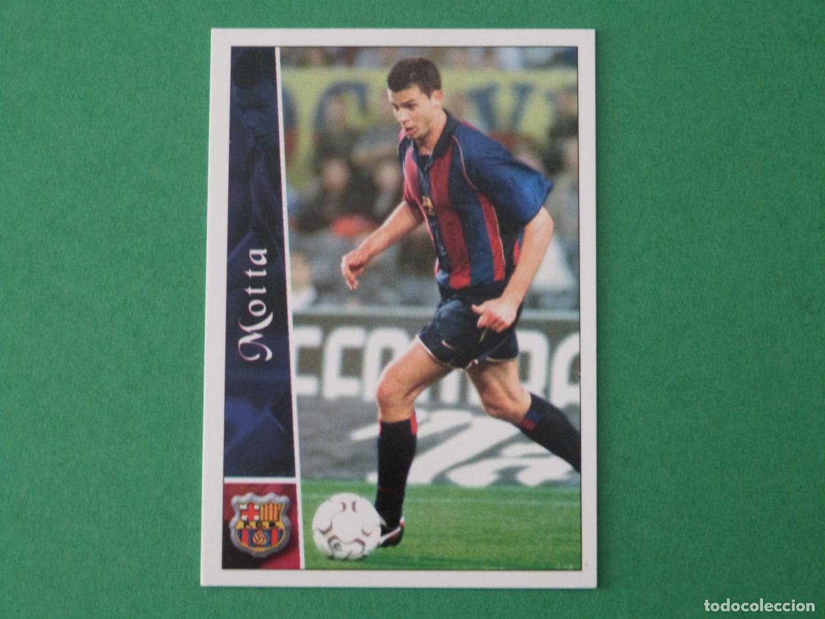Cromos de F&uacute;tbol: TRADING CARD FUTBOL MOTTA F.C. BARCELONA N&ordm; 92 FICHAS LIGA MUNDICROMO 2002-2003/02-03