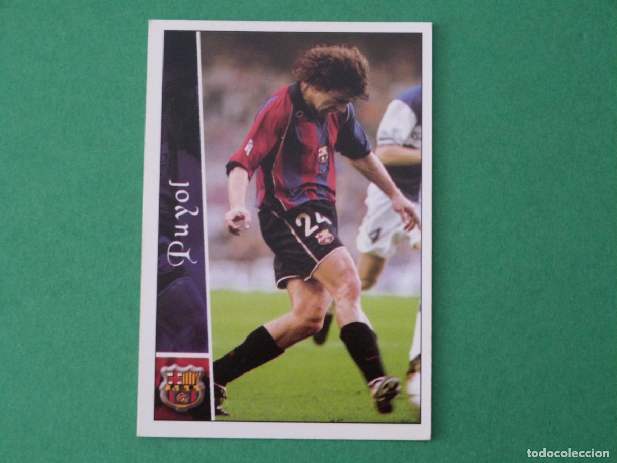 Cromos de F&uacute;tbol: TRADING CARD FUTBOL PUYOL F.C. BARCELONA N&ordm; 87 FICHAS LIGA MUNDICROMO 2002-2003/02-03