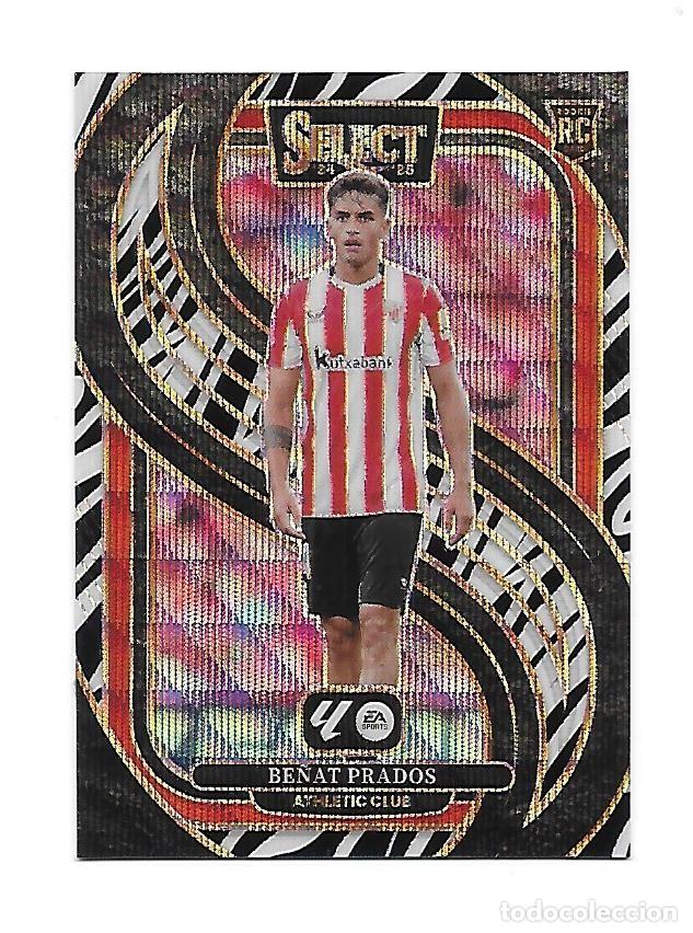 Cromos de F&uacute;tbol: # 168 BE&Ntilde;AT PRADOS (ATHLETIC CLUB BILBAO) MEZZANINE ZEBRA PRIZM , PANINI SELECT LA LIGA 2024 2025