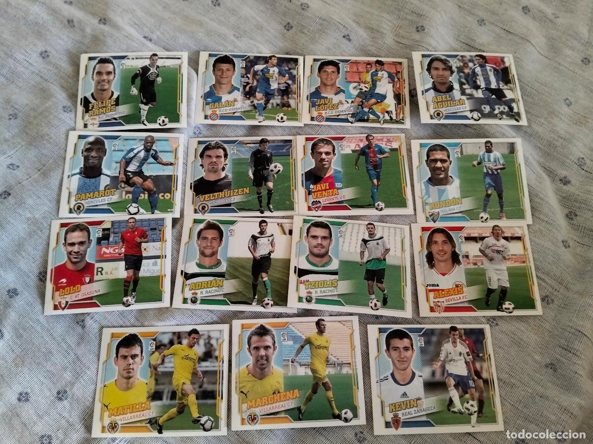 Cromos de F&uacute;tbol: LIGA ESTE 2010 - 11 ... LOTE 15 COLOCAS distintos ---- LEER ANUNCIO.