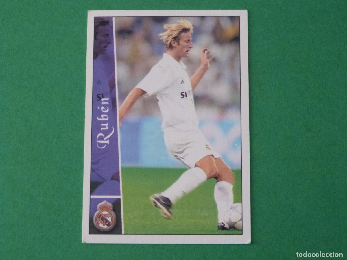 Cromos de F&uacute;tbol: TRADING CARD FUTBOL RUBEN REAL MADRID C.F. N&ordm; 654 + FICHAS LIGA MUNDICROMO 2002-2003/02-03