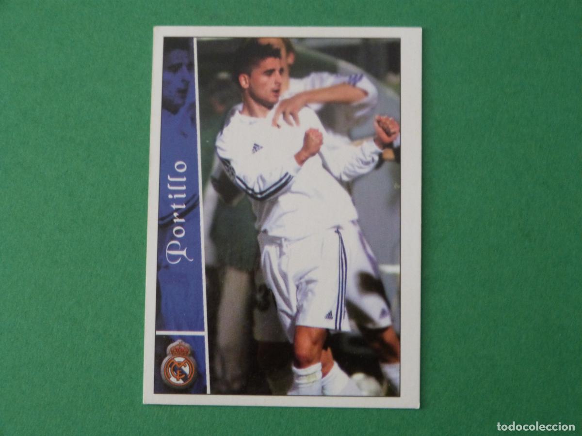 Cromos de Futebol: TRADING CARD FUTBOL PORTILLO REAL MADRID C.F. N&ordm; 78 FICHAS LIGA MUNDICROMO 2002-2003/02-03