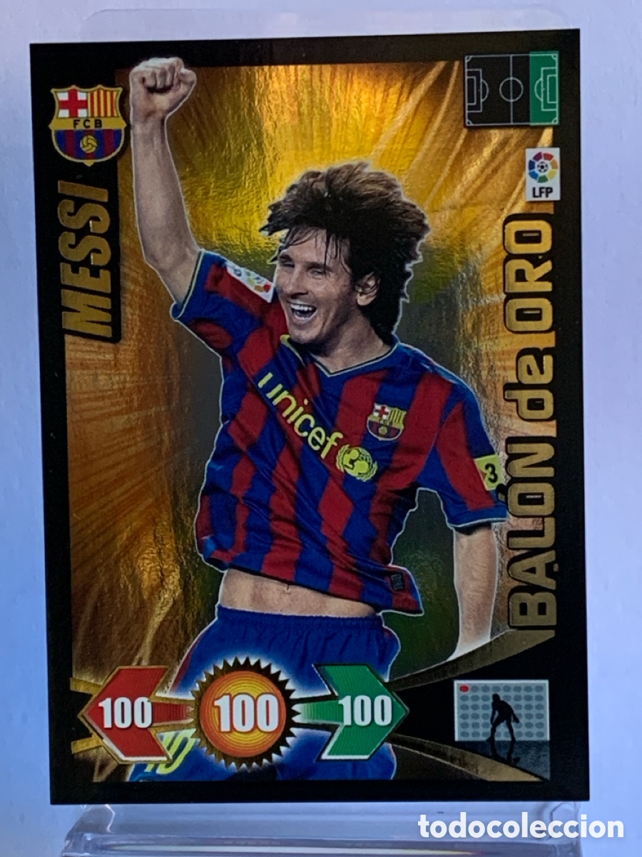 Cromos de Futebol: MESSI BAL&Oacute;N DE ORO ADRENALYN LIGA BBVA 2009-2010 09 10