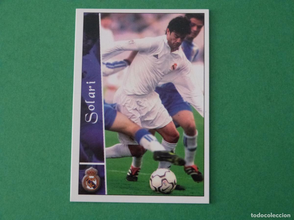 Cromos de Futebol: TRADING CARD FUTBOL SOLARI REAL MADRID C.F. N&ordm; 70 FICHAS LIGA MUNDICROMO 2002-2003/02-03