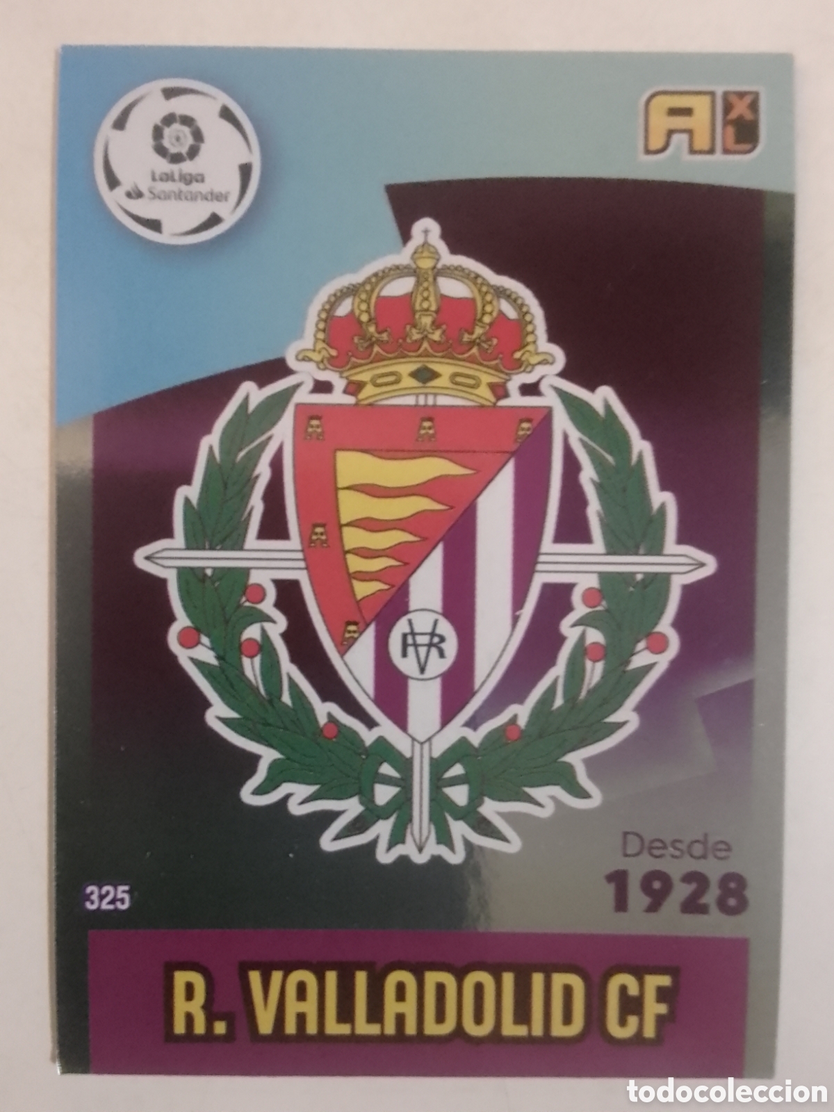 Cromos de F&uacute;tbol: Adrenalyn XL 2020-21 n&deg; 325 escudo Valladolid.