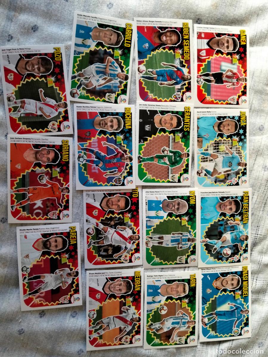 Fu&szlig;ball-Sticker: LIGA ESTE 2018 - 19 ... LOTE 15 C0LOCAS distintos ---- LEER ANUNCIO.