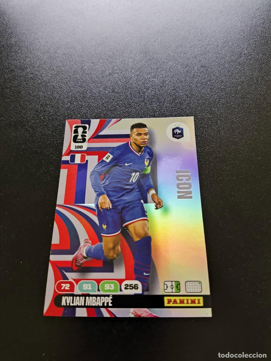 Fu&szlig;ball-Sticker: 180 Kylian Mbapp&eacute; icon francia ADRENALYN MUNDIAL FIFA WORLD CUP 2026 PANINI NO LIGA