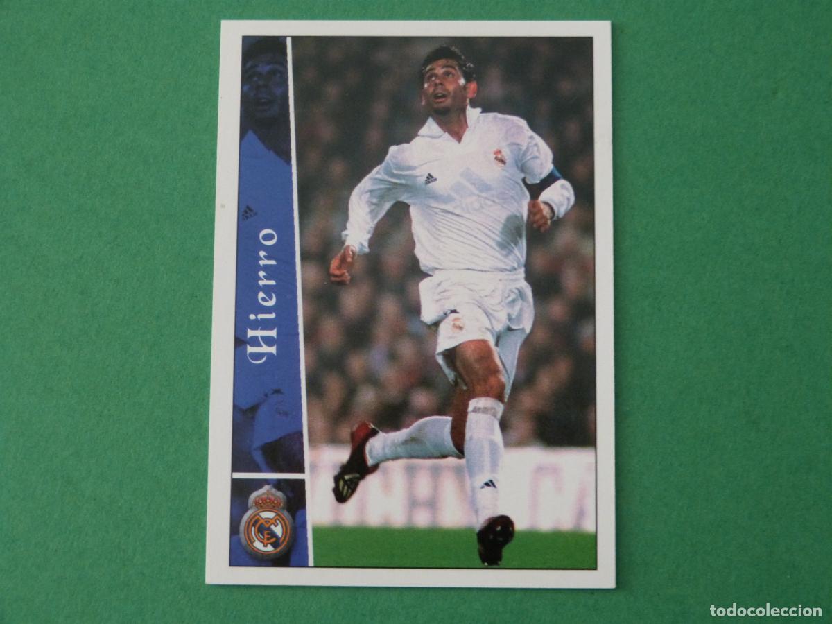 Cromos de F&uacute;tbol: TRADING CARD FUTBOL HIERRO REAL MADRID C.F. N&ordm; 62 FICHAS LIGA MUNDICROMO 2002-2003/02-03