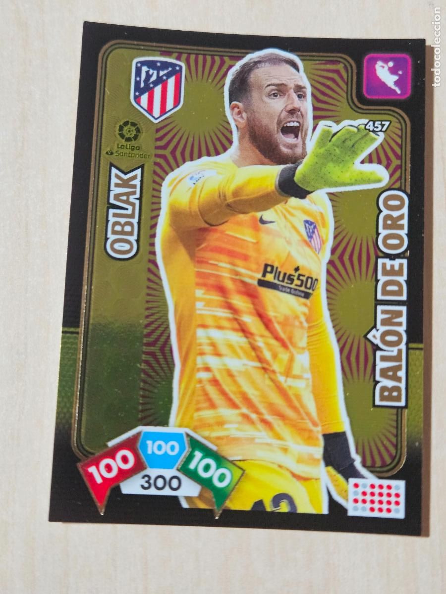Cromos de F&uacute;tbol: FICHA N&ordm; 457 OBLAK - ADRENALYN 19 20 - PANINI 2019 - 20 - CROMO - BALON DE ORO