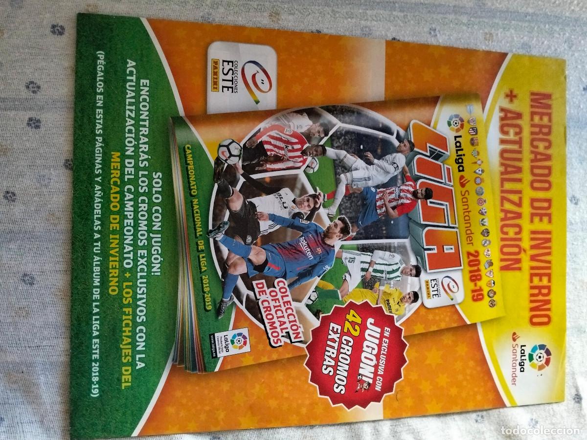 Cromos de F&uacute;tbol: LIGA ESTE 2018 - 19 ... HOJAS PARA PEGAR LOS FICHAJES DE INVIERNO ---- LEER ANUNCIO.