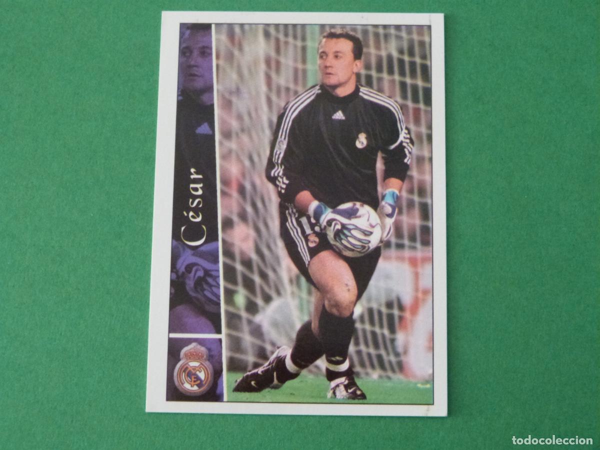 Cromos de F&uacute;tbol: TRADING CARD FUTBOL CESAR REAL MADRID C.F. N&ordm; 59 FICHAS LIGA MUNDICROMO 2002-2003/02-03