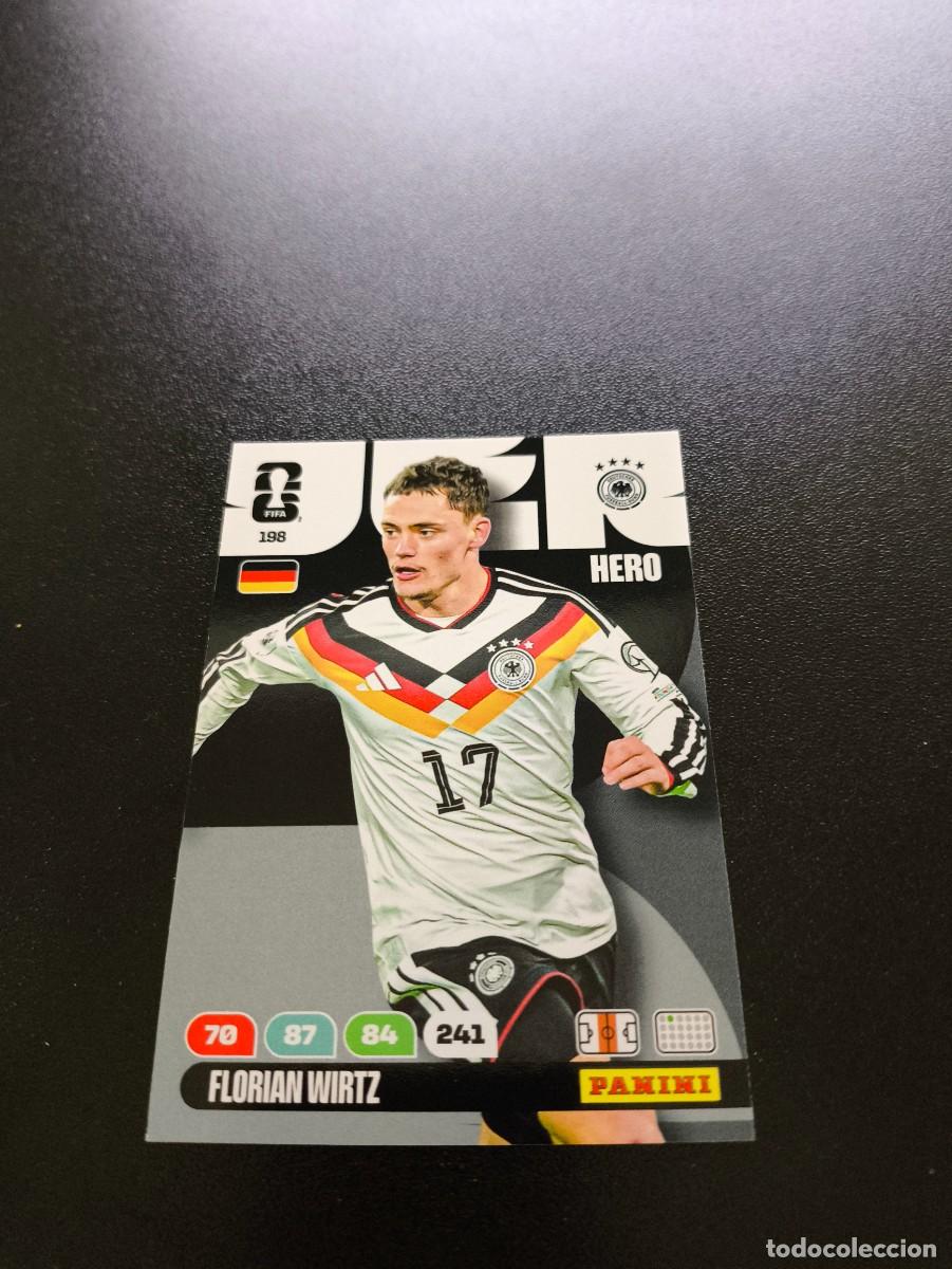 Cromos de F&uacute;tbol: 198 Florian Wirtz alemania ADRENALYN MUNDIAL FIFA WORLD CUP 2026 PANINI NO LIGA