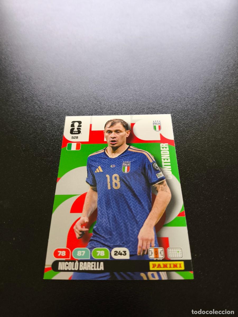 Cromos de F&uacute;tbol: 528 Nicol&ograve; Barella italia contenders ADRENALYN MUNDIAL FIFA WORLD CUP 2026 PANINI NO LIGA