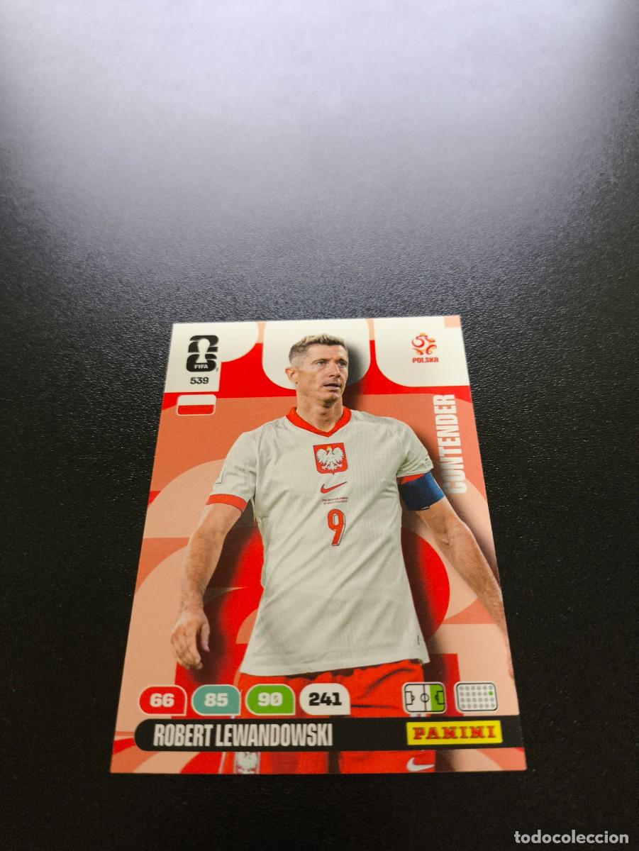 Cromos de F&uacute;tbol: 539 Robert Lewandowski polonia contenders ADRENALYN MUNDIAL FIFA WORLD CUP 2026 PANINI NO LIGA