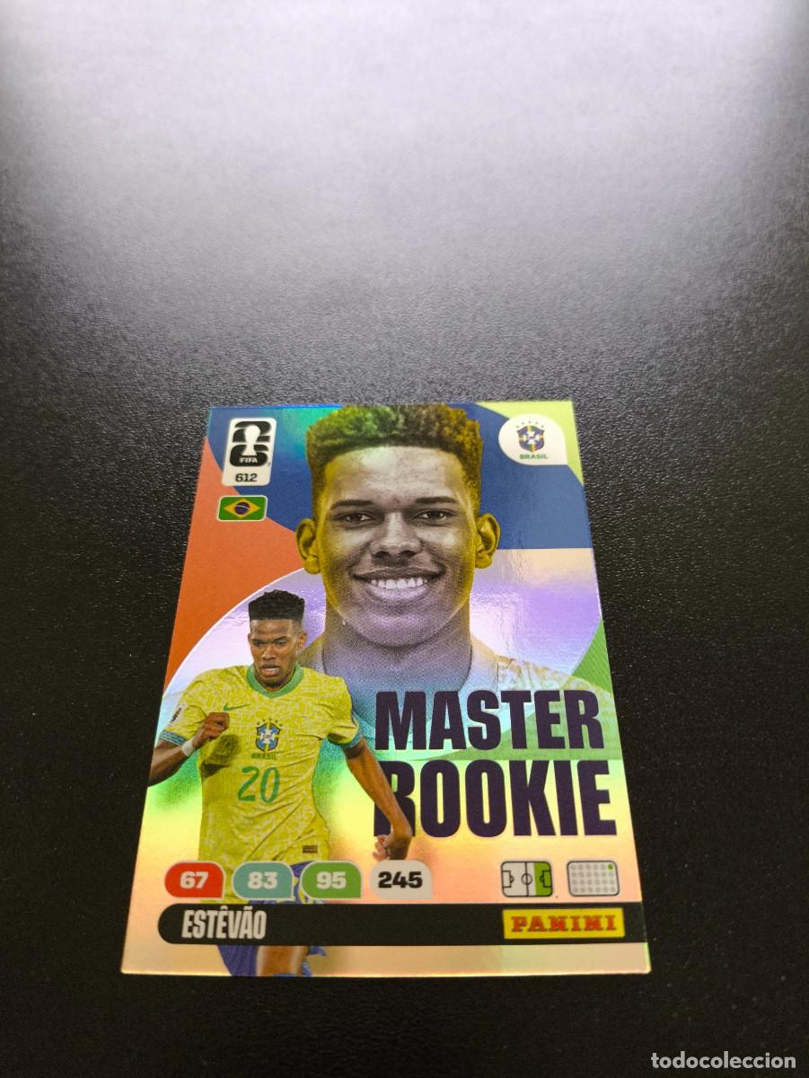 Cromos de F&uacute;tbol: 612 estevao brasil master rookie ADRENALYN MUNDIAL FIFA WORLD CUP 2026 PANINI NO LIGA