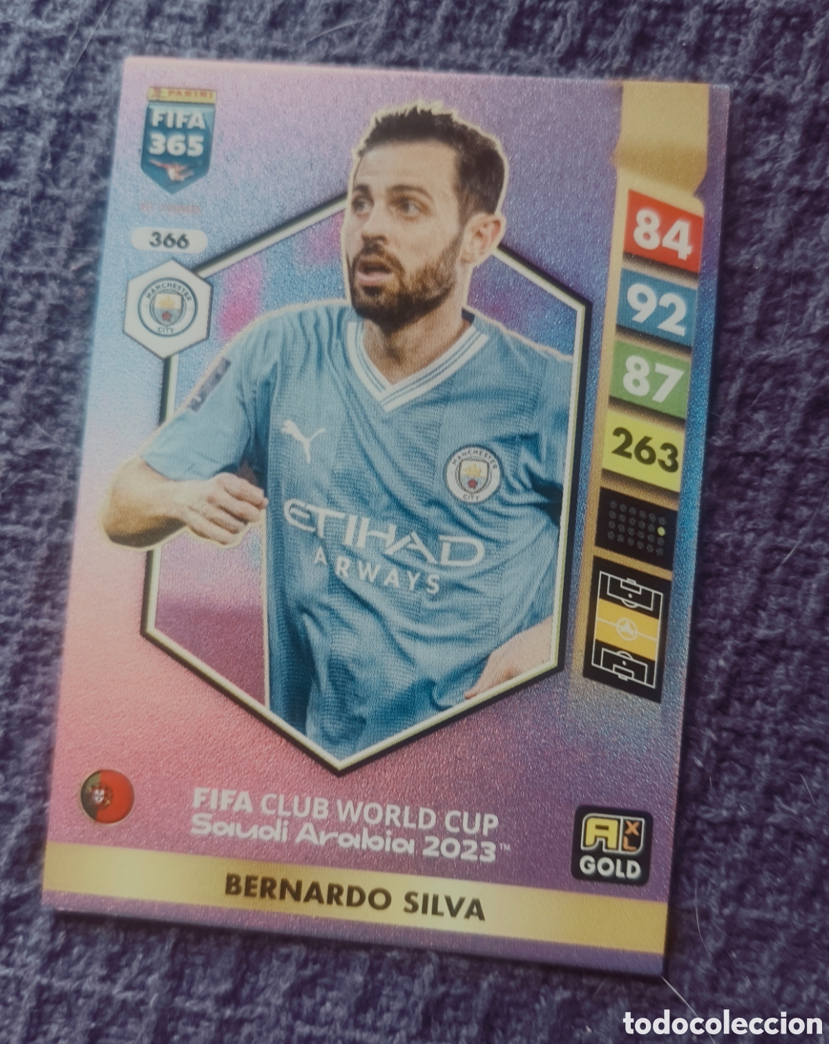 Cromos de F&uacute;tbol: Carta Bernardo Silva - FIFA 365 2025 Adrenalyn XL (FIFA Club World Cup 2023) - Gold