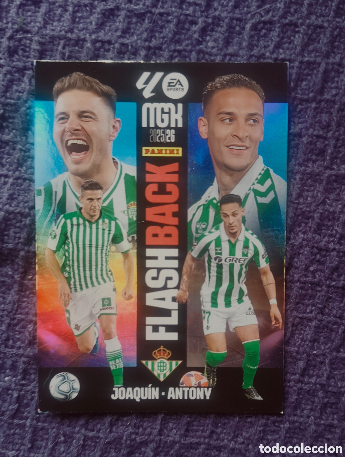 Football Stickers: Cromo Flashback Joaqu&iacute;n - Antony - Mgk 2025/26 Panini - Real Betis