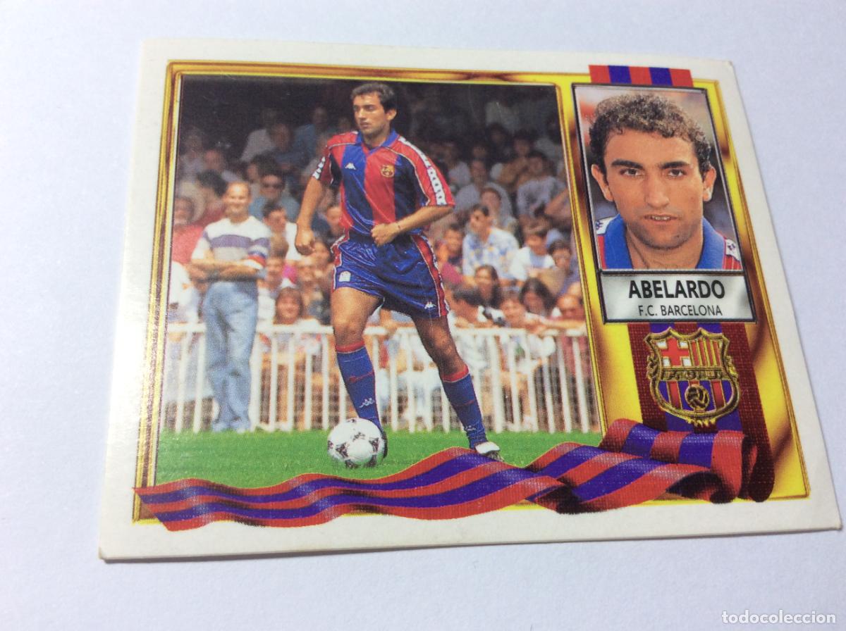 Cromos de f&uacute;tbol: Abelardo FC Barcelona Este 95 96 1995 1996