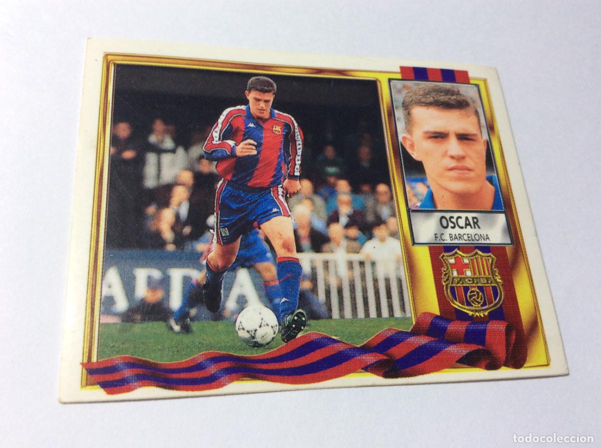Cromos de f&uacute;tbol: Oscar FC Barcelona Este 95 96 1995 1996