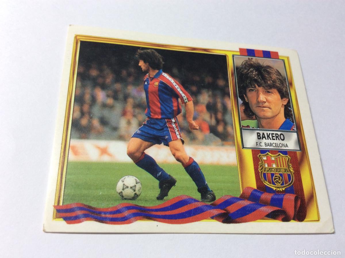 Cromos de f&uacute;tbol: Bakero FC Barcelona Este 95 96 1995 1996