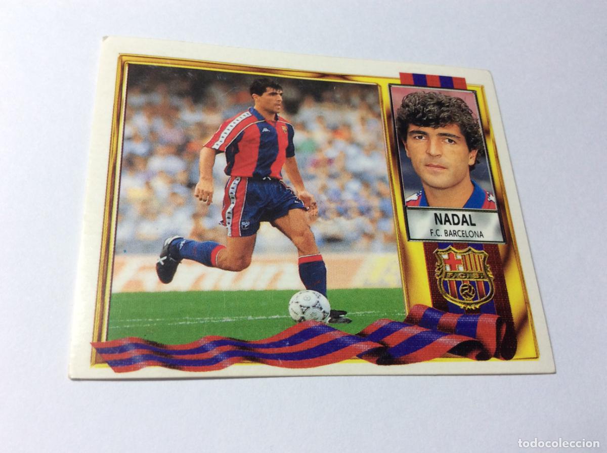 Cromos de f&uacute;tbol: Nadal FC Barcelona Este 95 96 1995 1996