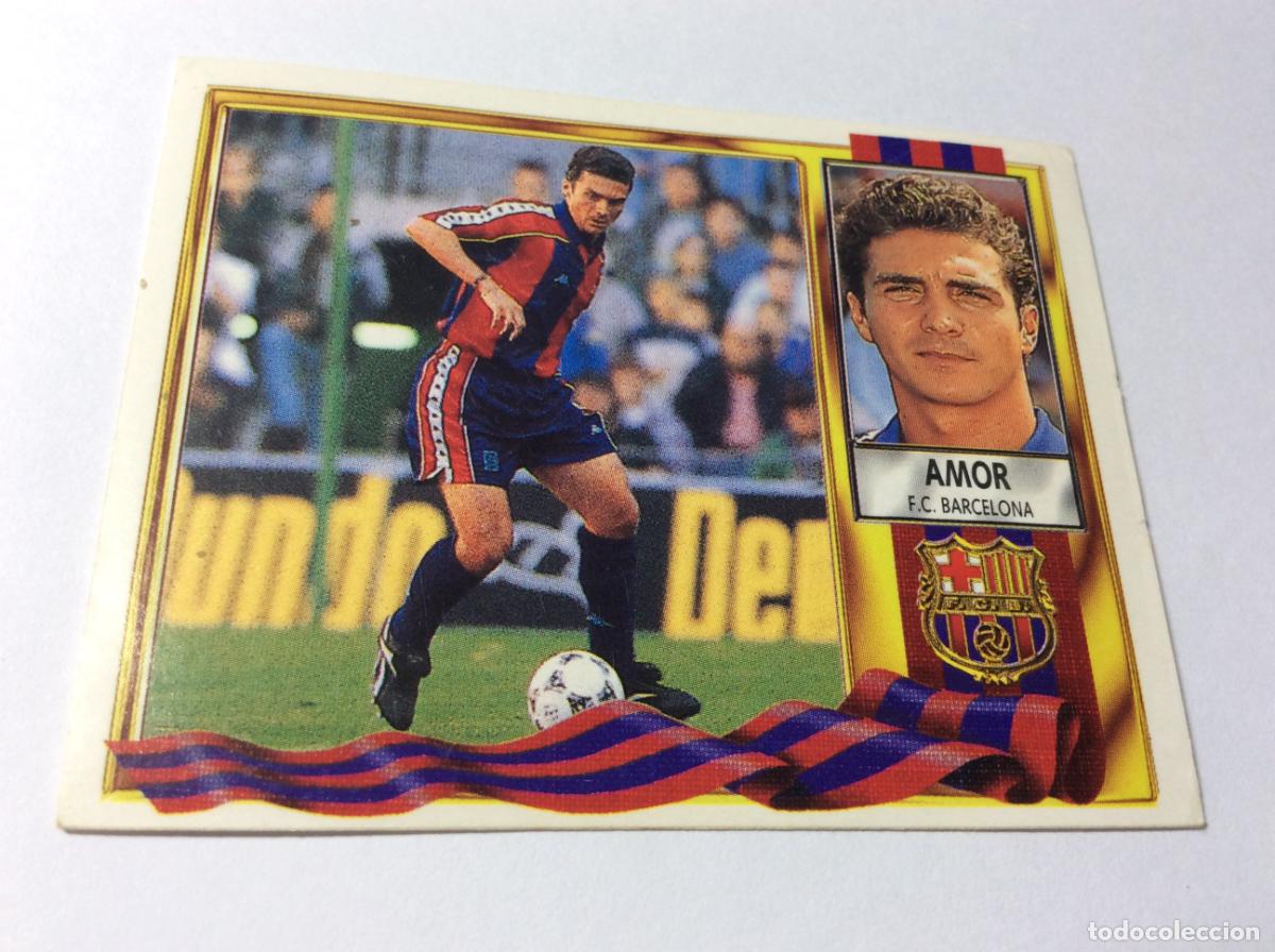 Cromos de f&uacute;tbol: Amor FC Barcelona Este 95 96 1995 1996