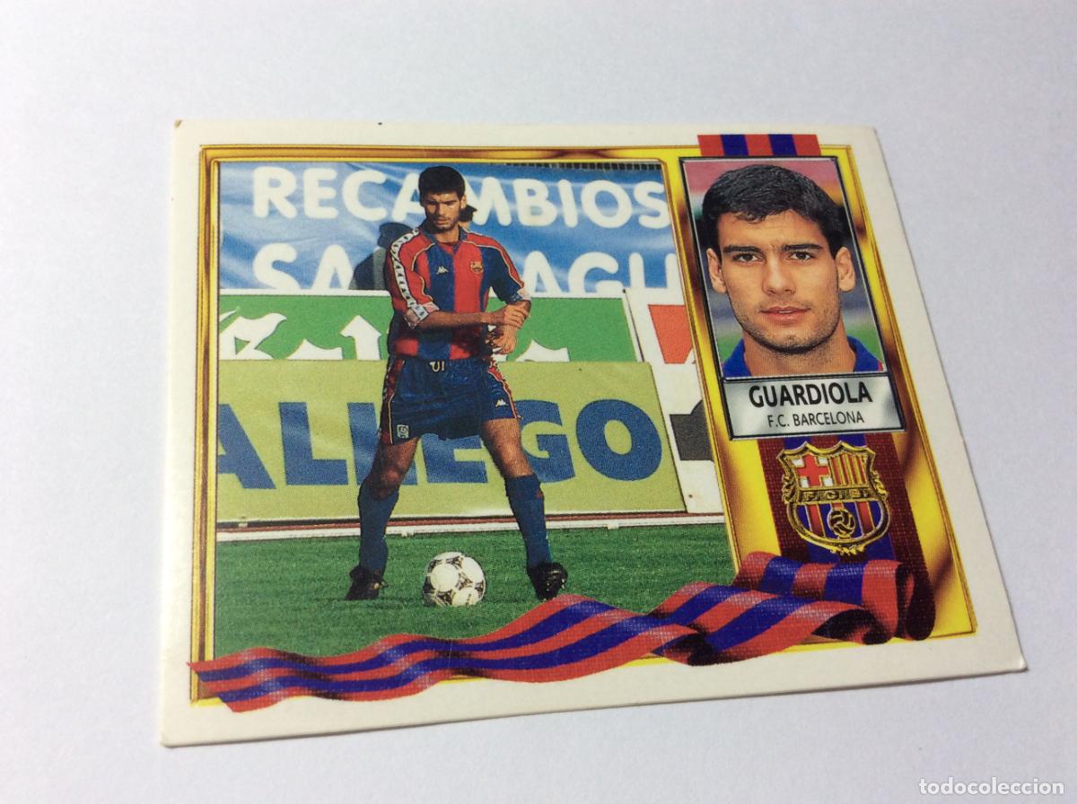 Cromos de f&uacute;tbol: Guardiola FC Barcelona Este 95 96 1995 1996