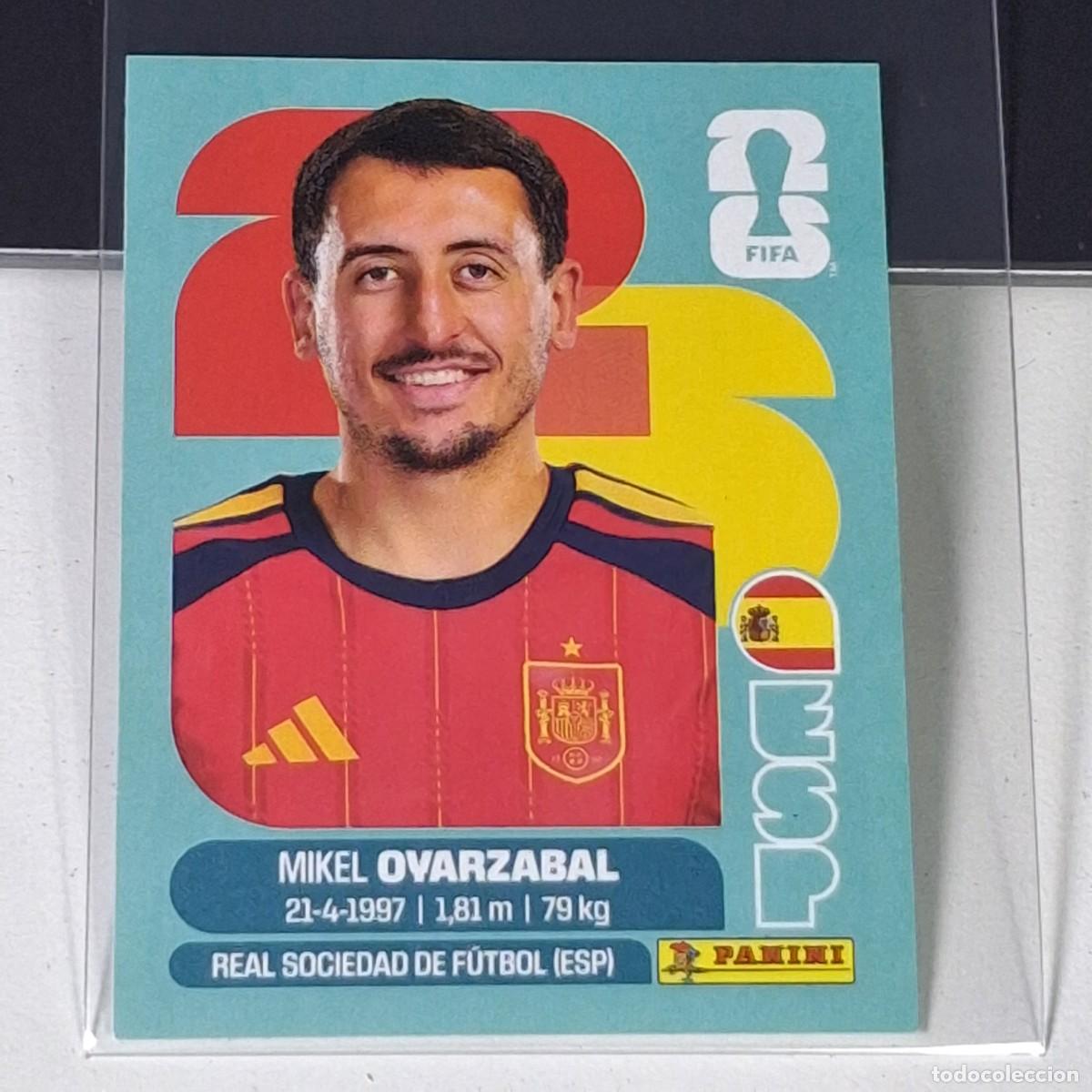 Cromos de F&uacute;tbol: B18 ESP 20 ESP20 MIKEL OYARZABAL ESPA&Ntilde;A SPAIN ESP MUNDIAL FIFA WORLD CUP 2026 STICKER PANINI