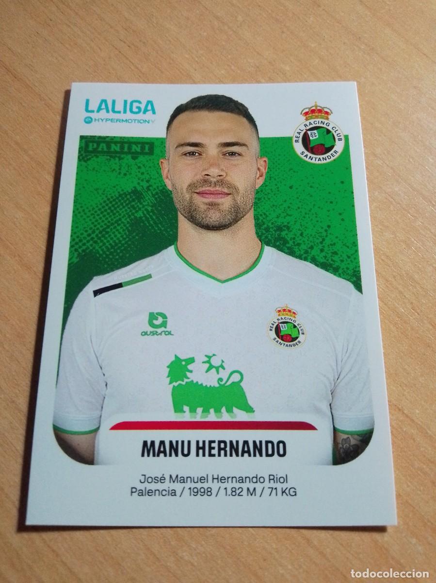 Cromos de F&uacute;tbol: 331 MANU HERNANDO RACING DE SANTANDER 2&ordf; DIVISION HYPERMOTION 25 26 PANINI 2025 2026 NUEVO