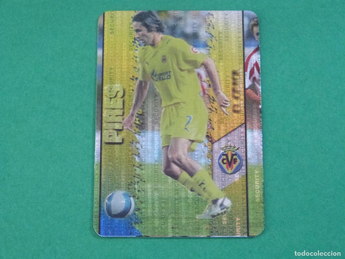 Cromos de F&uacute;tbol: TRADING CARD FUTBOL PIRES VILLARREAL C.F. B. SECURITY N&ordm; 134 FICHAS LIGA MUNDICROMO 2008-2009/08-09