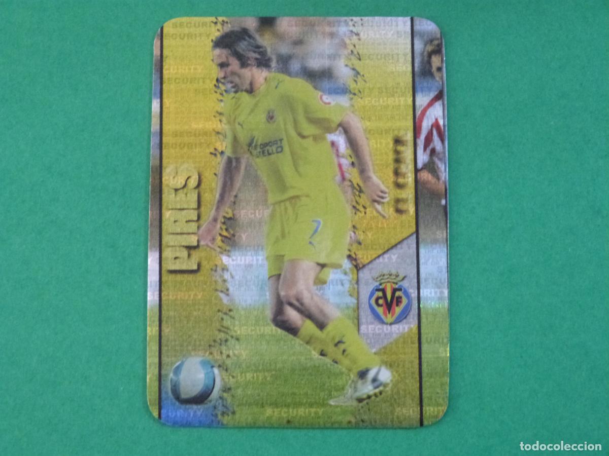 Cromos de F&uacute;tbol: TRADING CARD FUTBOL PIRES VILLARREAL C.F. B. SECURITY N&ordm; 134 FICHAS LIGA MUNDICROMO 2008-2009/08-09