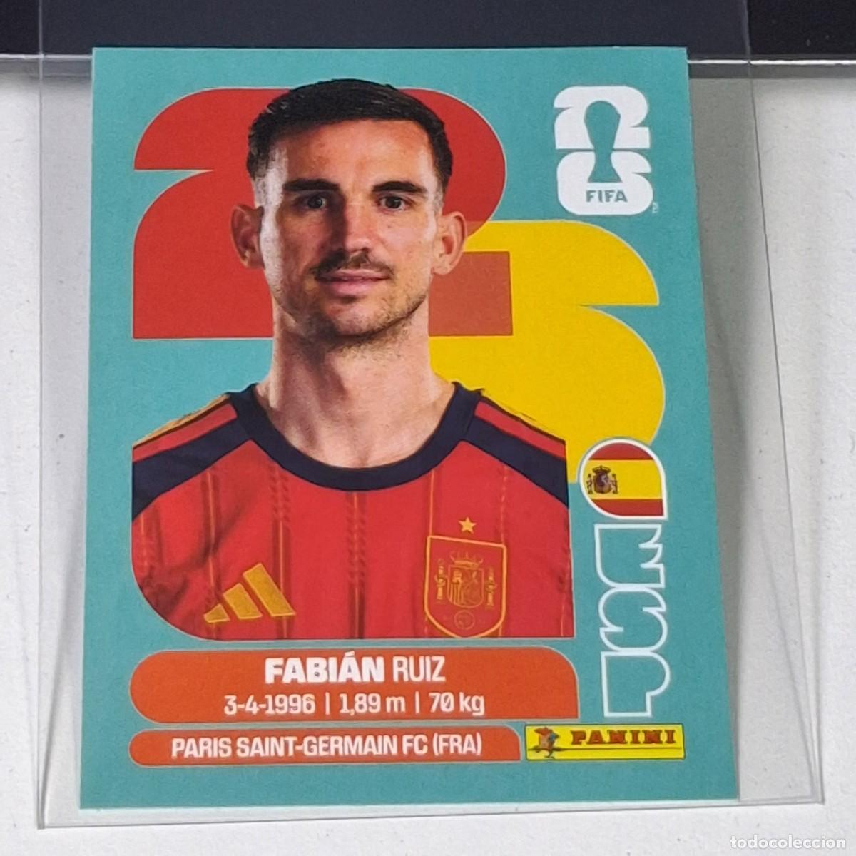 Cromos de Futebol: B18 ESP12 FABI&Aacute;N RUIZ 12 ESPA&Ntilde;A SPAIN ESP MUNDIAL FIFA WORLD CUP 2026 STICKER PANINI