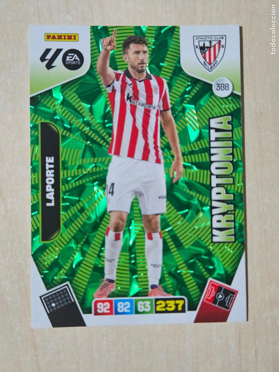 Cromos de Futebol: FICHA N&ordm; 388 LAPORTE - ADRENALYN 25 26 - PANINI 2025 - 26 - CROMO - KRYPTONITA